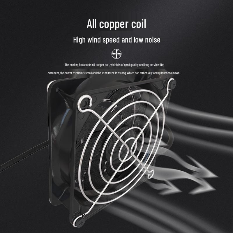 Soldering Smoke Extractor - 8cm USB 5V Exhaust Fan for Soldering Iron