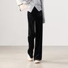 Design Sense Front Pocket Casual Wide Leg Pants for Women