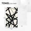 EVH authentic stripes Van Halen (eggshell) Soft Face Towel Quick Dry Pool Bath Cotton Towels Absorbent Quick