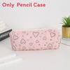 Cute Heartshaped Pencil Case With Large Capacity For Students And Office Use