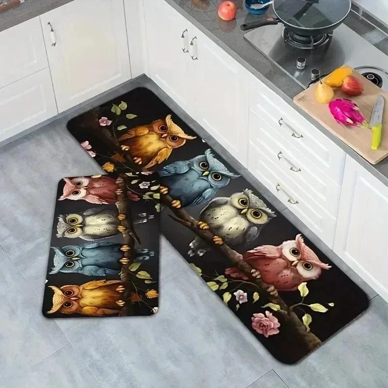 1PC Jigsaw Cats Pattern Door Mats Kitchen Rugs Non-Slip Pop Design Living Room Rugs Bath Mat Carpet for Home Sink Laundry Decor