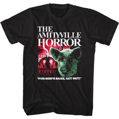Amityville Horror Evil Pig T Shirt Black