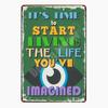 Funny Words Vintage Metal Plate for Home Decor, Believe In Your Selfie, Retro Tin Signs, Pub, Bar, Cafe, Wall Art Poster,30x20cm