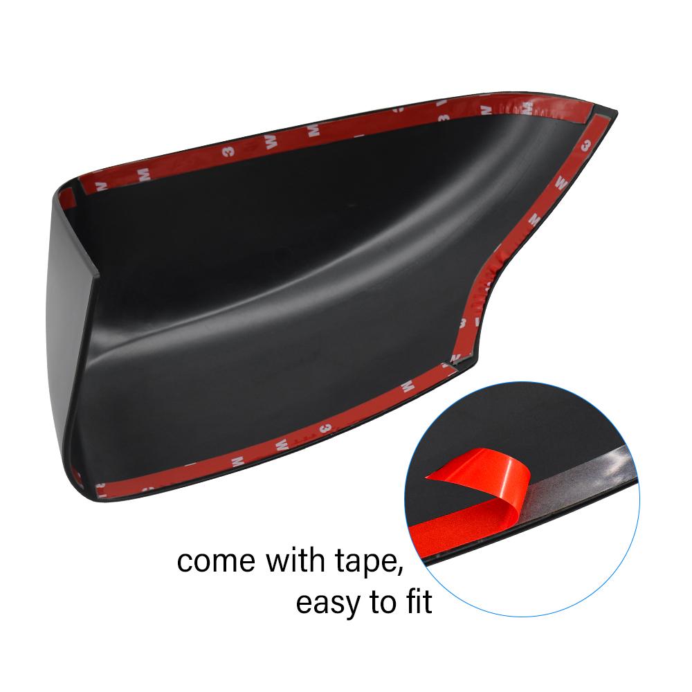 Cubierta de Espejo Retrovisor Trasero Exterior para Ford Ranger Raptor 2018-2025 ABS Carcasa de Espejo Lateral de Puerta Tapa Protectora