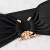 Yi Yong 2024 Lace-up Bandeau Bikini Two-Piece Swimsuit