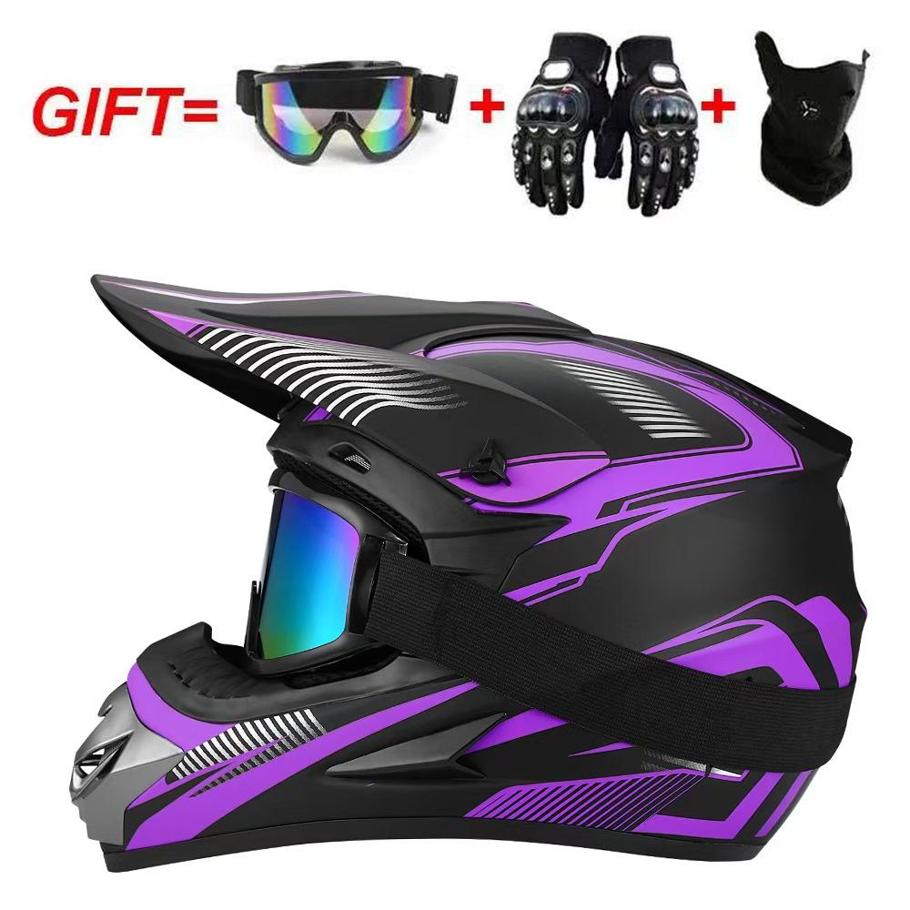 Motorcycle helmet for men, full-face racing motorcycle helmet, mountain downhill full-face helmet, go-kart off-road helmet