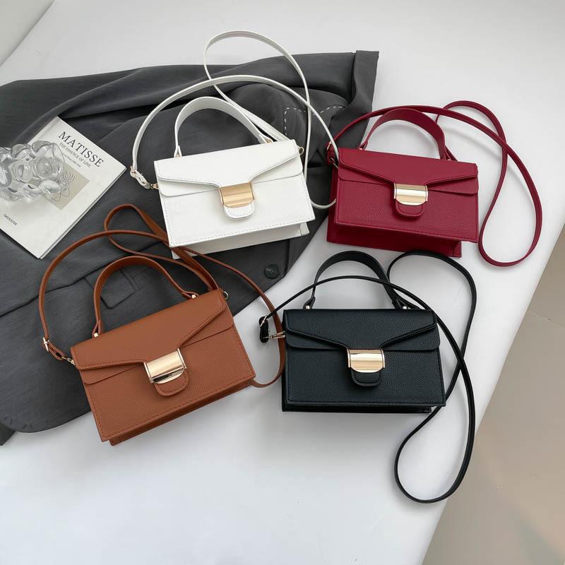 High-end Small Square Handbag For Women, Trendy, Fashionable And Versatile, Popular Commuter Style Single Shoulder Crossbody Bag
