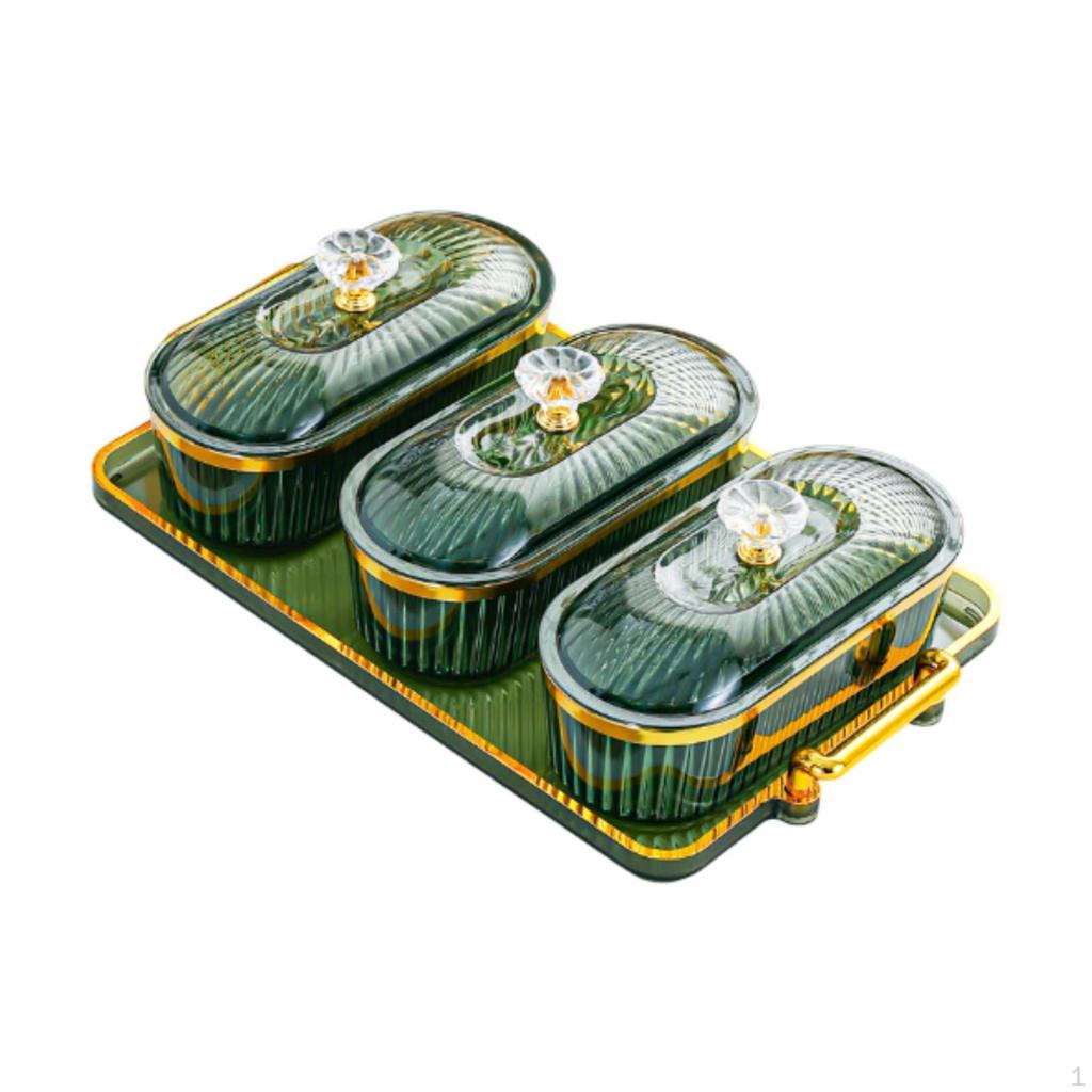 Divided Platter for Nuts and Snacks in Living Room