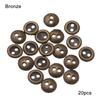 20Pz Bottoni Metallici per Bambole per Cucire Vestiti per Bambole Accessori Bottoni Rotondi Mini 3/4/5/6mm Per Fibbie Vestiti per Bambole Fai da Te 1/12 1/6