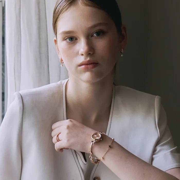 Owel Layered Bangle Rose Womens Watch. ST5071RRR