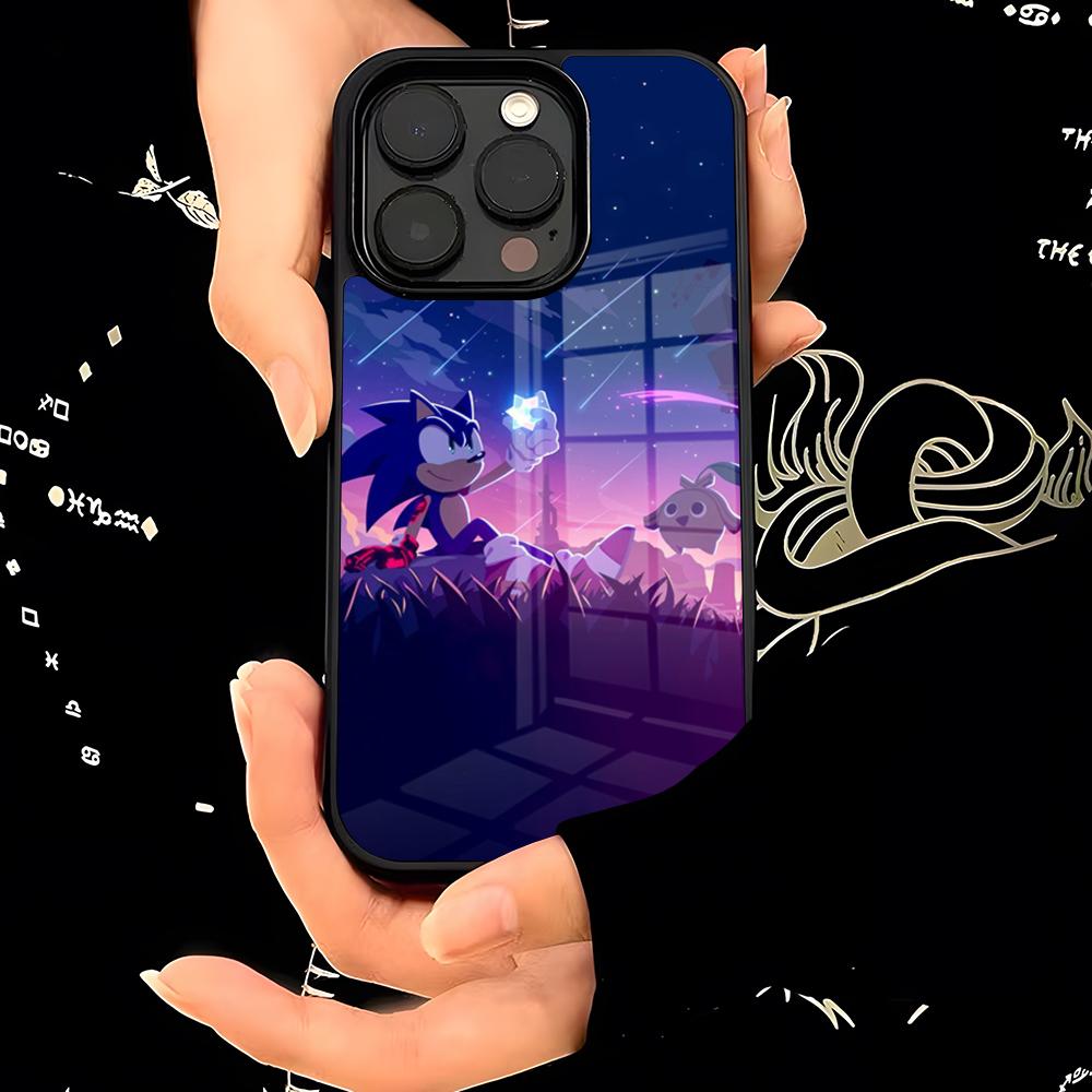 

SonicS The HedgehogES Phone Case PC+TPU For IPhone 15 16 17ProMax 13 16 11 12 14 Pro Xs Max Mini Xr X Plus Cover iPhone 14 Pro