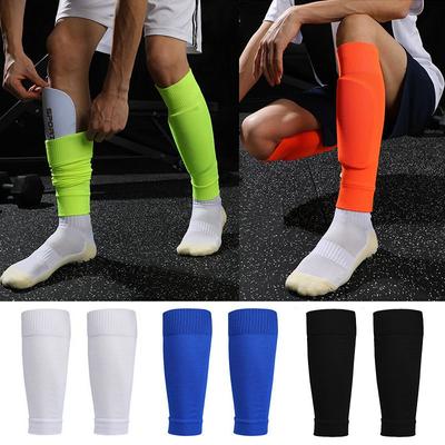 Football Socks Shin Pads Leg Cover Men Women Grip Cutsocks Soccer Shin Adults Kids Sports Leg Cover Football Pad Protection Gear