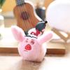 Taiyi Nezha Zhenren Plush Pig Keychain Backpack Charm 15cm Shake Tail Cotton Pp