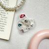 Mobile Phone Airbag Bracket Love Handmade Epoxy Love Rhinestone Gem Style Luxury Back Sticker Retractable Women'S Model