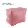 Nail Art Table Hand & Foot Pillow Soft PU Arm Rest Salon Manicure Nail Care Pillow White