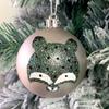 16/45PCS Fashion Plastic Christmas Ball Set 3-6cm Electroplated Christmas Tree Balls Snowflakes Reindeer Xmas Baubles Party
