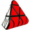Custom Pyraminx Cube White Red Light Adjustable Pyramid