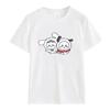 Cute Usagi Dance Print T-shirt Trendy Woman Anime Pattern Comfortable Fashionable Cotton Short-sleev T-shirt