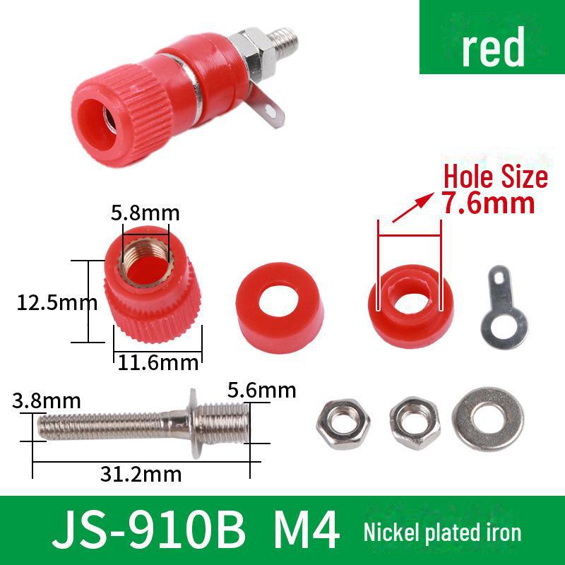 Kupferklemmenblock für Schweißmaschinen-Wechselrichter, Leistungsanschluss M6/M8/M10, Modell JS-333/555