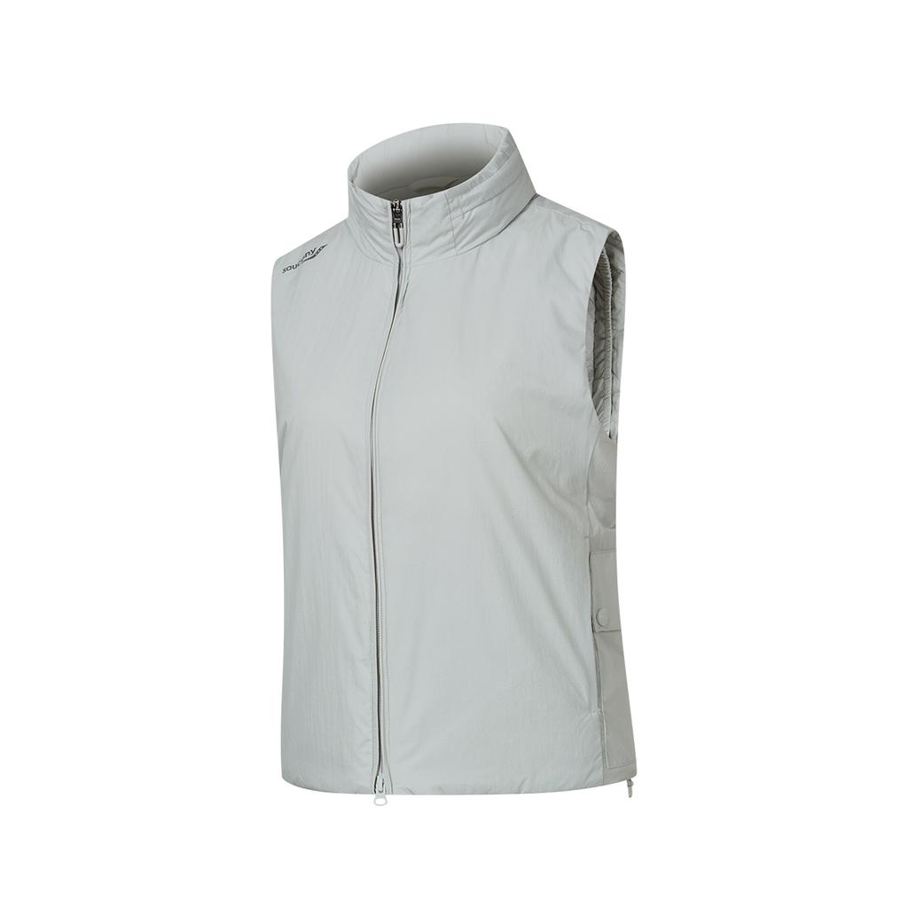 SAUCONY Running Training Series Fashion Comfortable Skin-Friendly Stand Collar Vest Unisex Vests SA1250VT93T-GR095