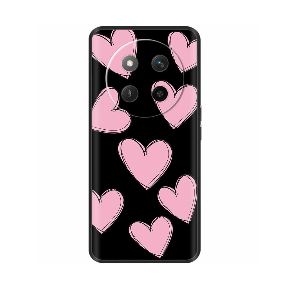 Luxury Case For Honor X60 5G Cover Para Silicone Print Animal Soft Phone Cases for Huawei Honor X60 Pro Colorful Flowers Painted