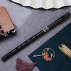 Tin Whistle Jinchuan, Aluminium, Flûte Irlandaise, Clé de D, Set Débutant, avec Sac de Rangement et Étui, Léger, Facile à Jouer, Instrument de Pratique, Noir