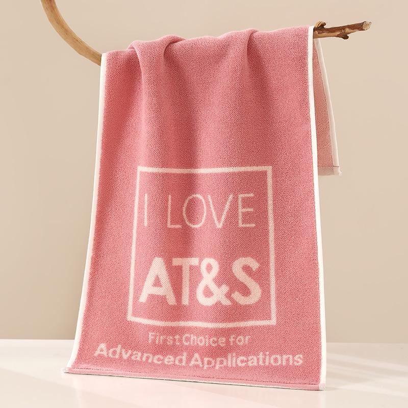 Thick, Absorbent Striped Cotton Face Towel - Soft Yarn-Dyed Design for Adults