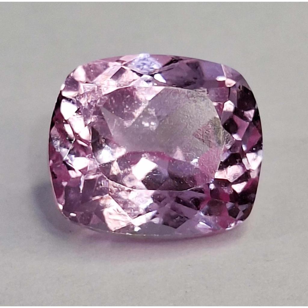 Natural Light Pink Spinel 7-9 Ct Cushion Cut Certified Fabulous Loose Gemstone