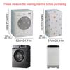 1PC Universal Washing Machine Cover Washing Machine Dust Cover Anti-Mold Laundry Cover Heavy-Duty 83x62cm/84x57cm