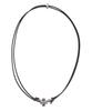Sk8Er Rock Void Cross String Necklace ((Brown))