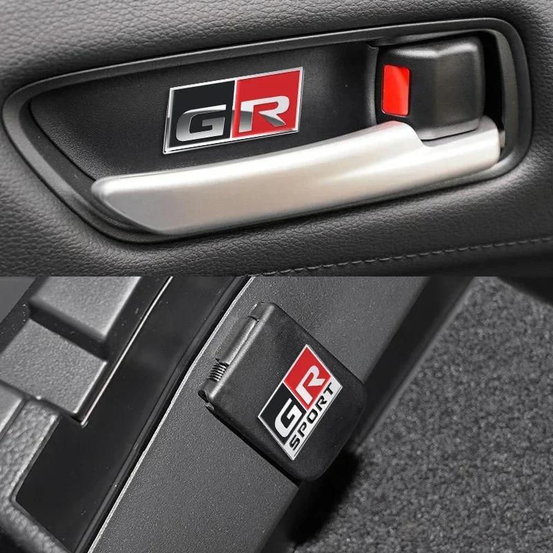 3D autó Alumínium Matrica GR SPORT Logó Jelvény Embléma Autó Ablak Karosszéria Dekoráció Toyota Corolla C-HR RZ RC RS Priushoz Tartozékok