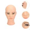 Glatze Mannequin Kopf Make-Up Puppe Freistehende Robuste Perücke Display Puppe für Schal Salon