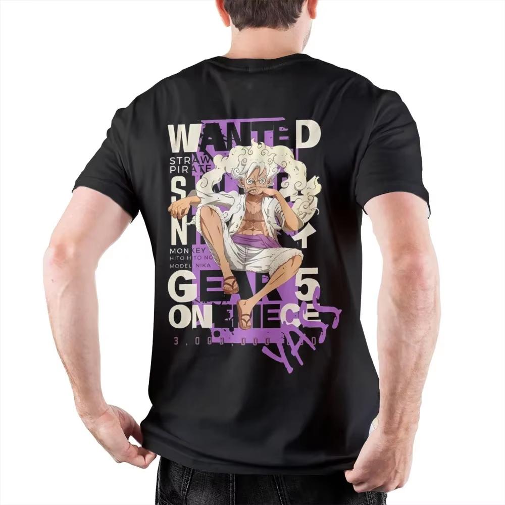 

2026 new One Piece Anime Tshirt Mens and Womens cotton shortsleeved casual top summer comic print loose and street style 4XL