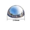 1.5" Thick 304 Stainless Steel Half-Round Mirror Hemisphere Tube Plug Spherical Cap
