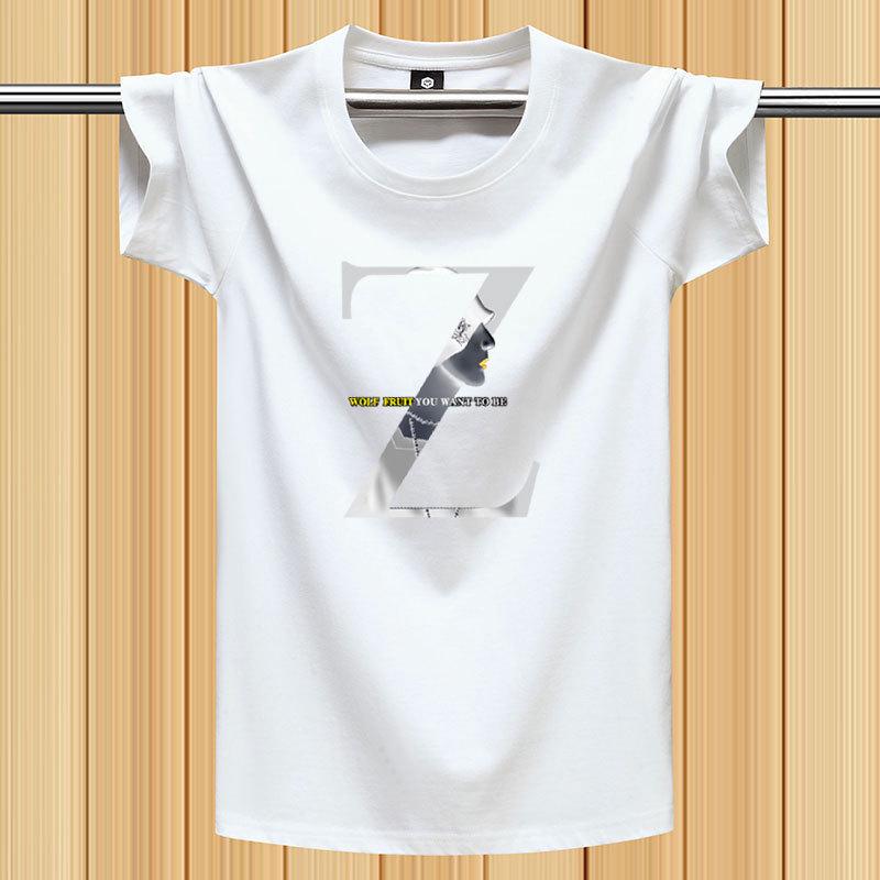 Men's Summer 2025 Pure Cotton Heavyweight Short-Sleeve Fashion T-Shirt
