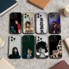 F-Finn Wolfhard Acteur Telefoonhoesje Voor iPhone 16,15,14,13,12,17,Pro Max,Plus Siliconen Zwart Hoesje