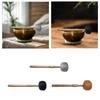 Professional Sound Bowl Mallet Multipurpose Wood Handle Buddhism Chanting Tool