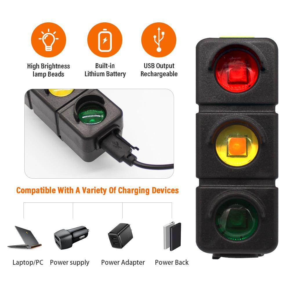 Bike Light Rechargeable Bicycle Taillight MTB Outdoor Cycling Safety Warning Traffic Taillights Easy to install Bike Accessories
