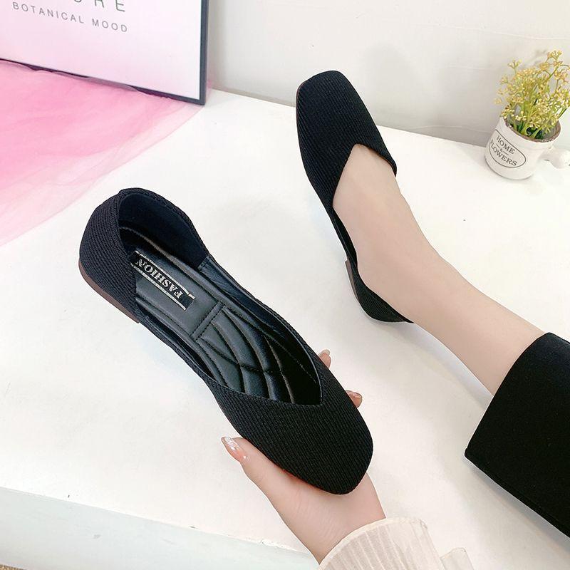 Flat Single Shoes Girl 2025 Spring and Summer New Fashion Fairy Princess Shoes Versatile Grandma Shoes Girl