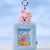 BT21 Plush Photo Card Holder Key Ring Busan Edition
