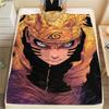 Coperta in Flanella con Motivo Naruto Uzumaki, Alta Qualità, Confortevole per Tutte le Stagioni, Decorazione per la Casa, Calore e Comfort, Perfetta per Regali.