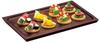 Yamako Wooden Cafe 15373 Tray, Normal/Natural,