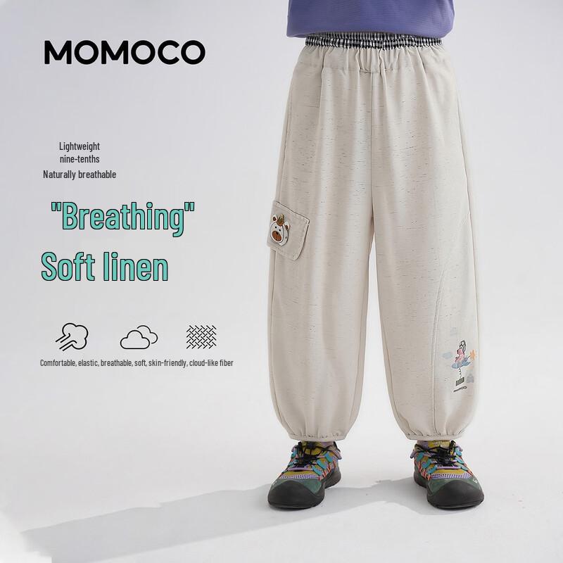 MOMOCO Boys 2026 Summer Fashionable Woven Casual Pants 90