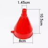 Motorcycle Long Nozzle Fuel Funnel - Hands-Free Plastic Design for Cars and Motorbikes