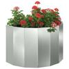 Plant Pot Silver 60 X 30 X 35 Cm Galvanized Steel