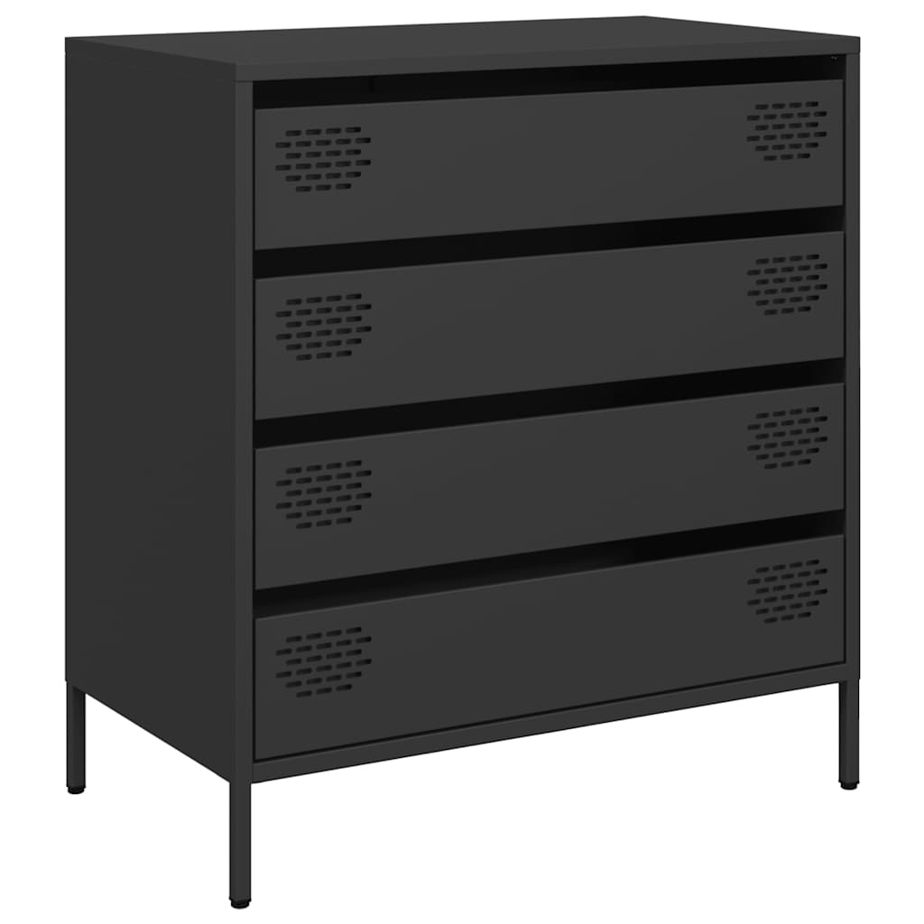 Sideboard Black 68 x 39 x 73.5 cm Cold Rolled Steel