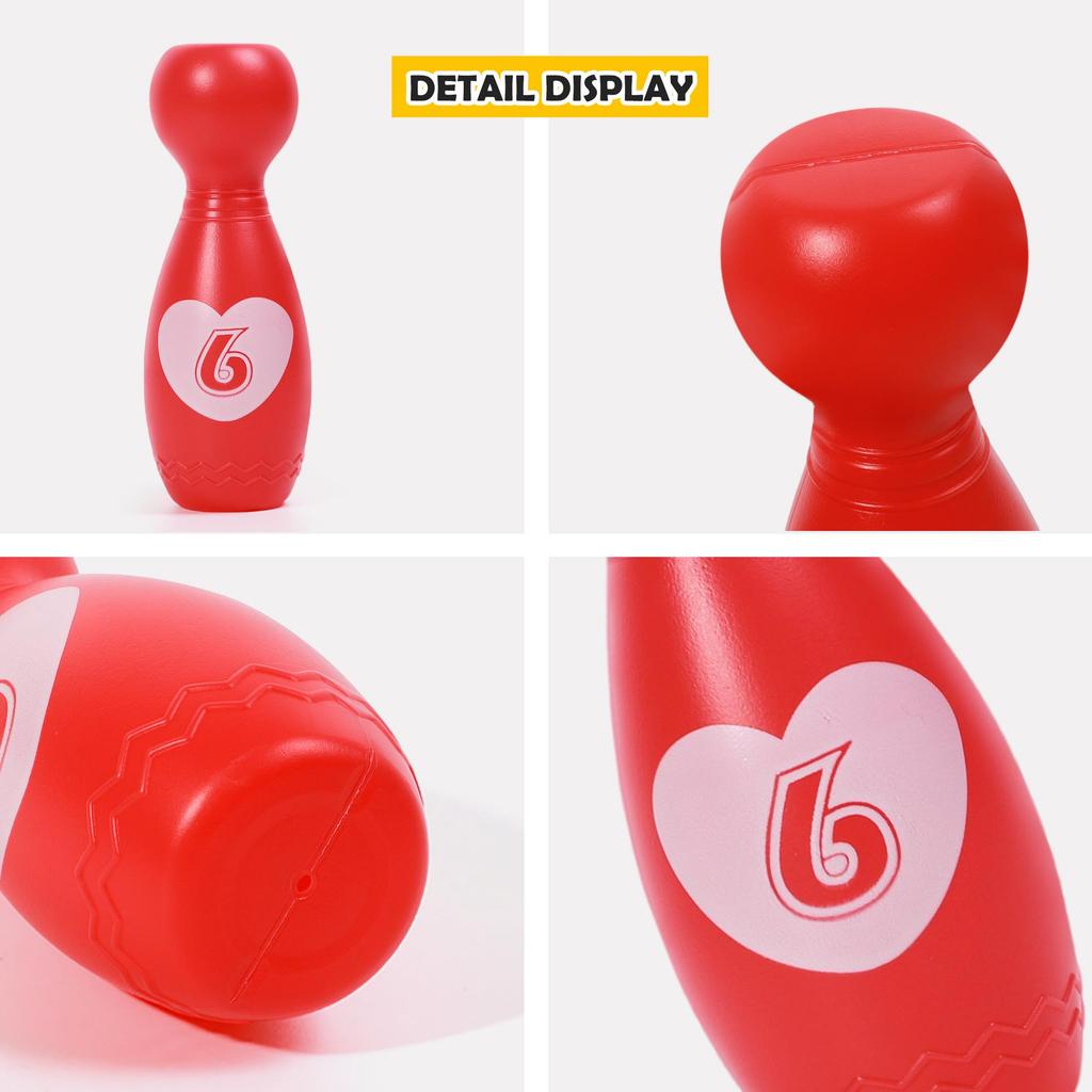 Kids' Interactive Digital Bowling Set for Ages 3+ - Indoor Parent-Child Educational Sports Toy