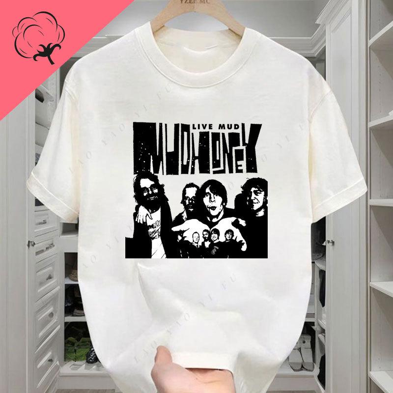 100 Cotton Clothes Mudhoney Band Heaven Rock Grunge Meme Gift Funny Tee Style Unisex Gamer Cult Movie Music T Shirt