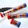 Orff Percussion Instruments: Plastic Rain Stick, Rainbow Stick, Hourglass Maracas for Kindergarten Performances