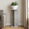 Plant Stand Concrete Grey 25 x 25.5 x 60.5 cm Engineered Wood